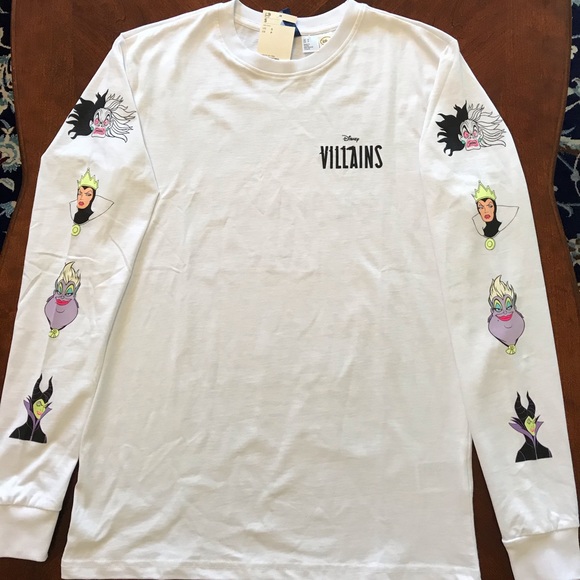 DISNEY VILLAINS Long Sleeve T-shirts NWT - Picture 5 of 6
